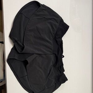 lululemon speed up shorts - mid rise - black - size 8